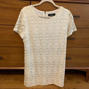Lulus white mini dress